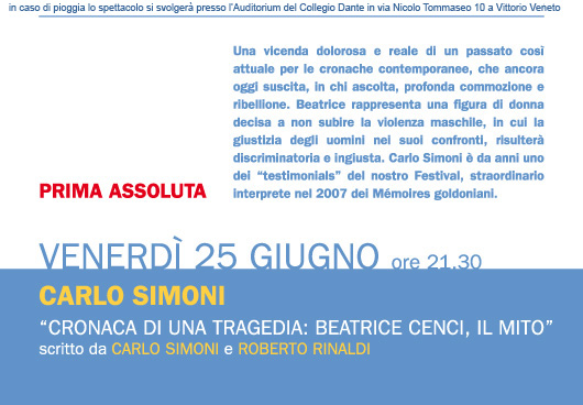 Cronaca di una tragedia: Beatrice Cenci, il mito